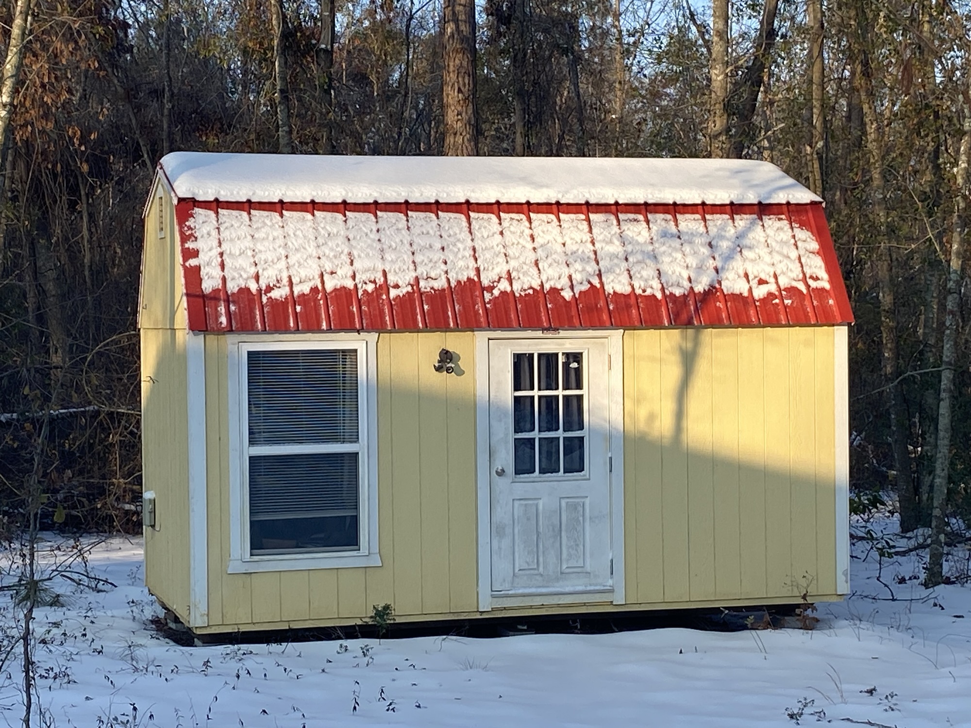 My writing shed or "The Commentary Cave"